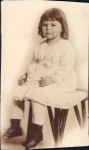 My mother Zelma Naomi Coy 2 years old in 1918