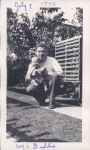 My father and me July 4th 1946