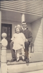 My mother Zelma with her father, Chauncey 1920