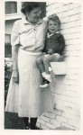 My grandmother Isabel Mallon and me 1947
