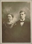 My mother's parents, Chauncey and Ada Coy's wedding picture 1899