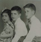 Jennifer, Timothy and Charley circa 1953
